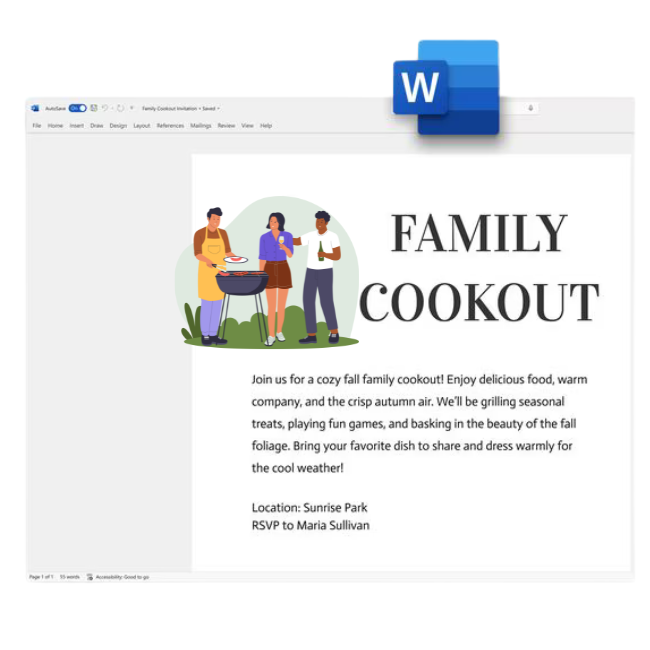 Microsoft Home ou Microsoft Home & Business 2024, Achat définitif pour 1 PC ou Mac – Image 4