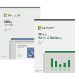 Microsoft Home ou Microsoft Home & Business 2024, Achat définitif pour 1 PC ou Mac